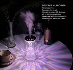 🌫 3U1 OVLAŽIVAČ + DIFUZER + NOĆNA LAMPA – SVJEŽ ZRAK I ATMOSFERA U JEDNOM!