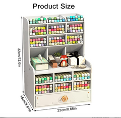 🗂️ ORGANIZATOR ZA STO SA LADICOM – RED NA STOLU = VIŠE PRODUKTIVNOSTI!