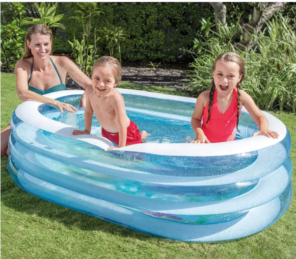 DJEČIJI NAPUHANI BAZEN 163 x 107 x 46 cm 👶💦🏊♂️