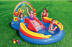 INTEX DJEČIJI RAINBOW RING WATER PLAY CENTER 🌈💦🏝️