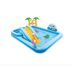 JUNGLE ADVENTURE SWIM CENTER – INFLATABLE FAMILY WATER PARK 🏝️🐒🌴💦