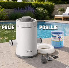 INTEX KRYSTAL CLEAR FILTER PUMPA 1250 L/h 💧🔥
