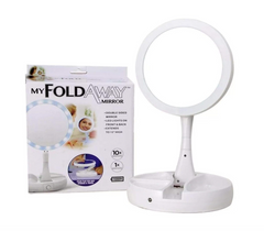 💄 Foldable USB LED Makeup Mirror – Sklopivo ogledalo sa LED svjetlom
