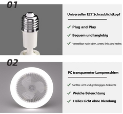 💡🌬️ PLAFONSKI VENTILATOR SA LED SVJETLOM – 2U1 HLADNOĆA I OSVJETLJENJE! 🔥
