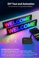 🚨 RGB LED REKLAMNI DISPLAY – PROGRAMABILNI NATPIS KOJI PRIVLAČI KUPCE!
