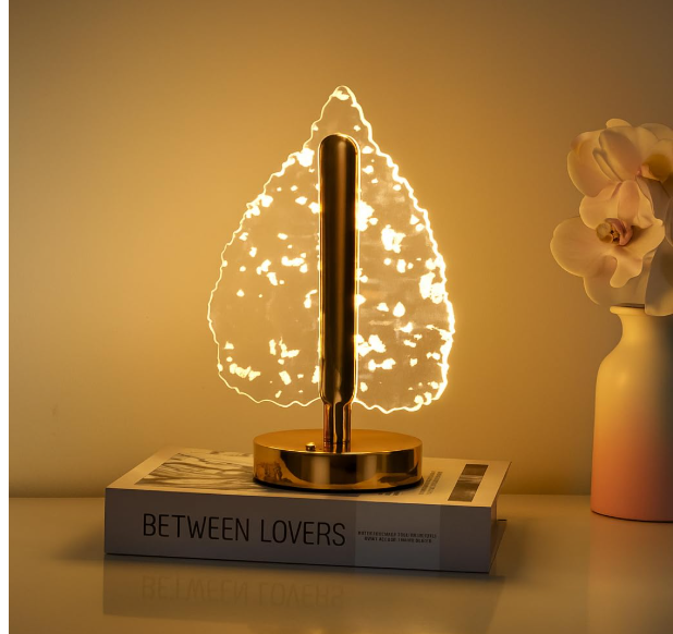 🍃✨ 3D GOLD LEAVES LED LAMPA – LUKSUZNI DODIR PRIRODE U TVOM DOMU!