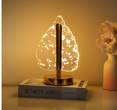 🍃✨ 3D GOLD LEAVES LED LAMPA – LUKSUZNI DODIR PRIRODE U TVOM DOMU!