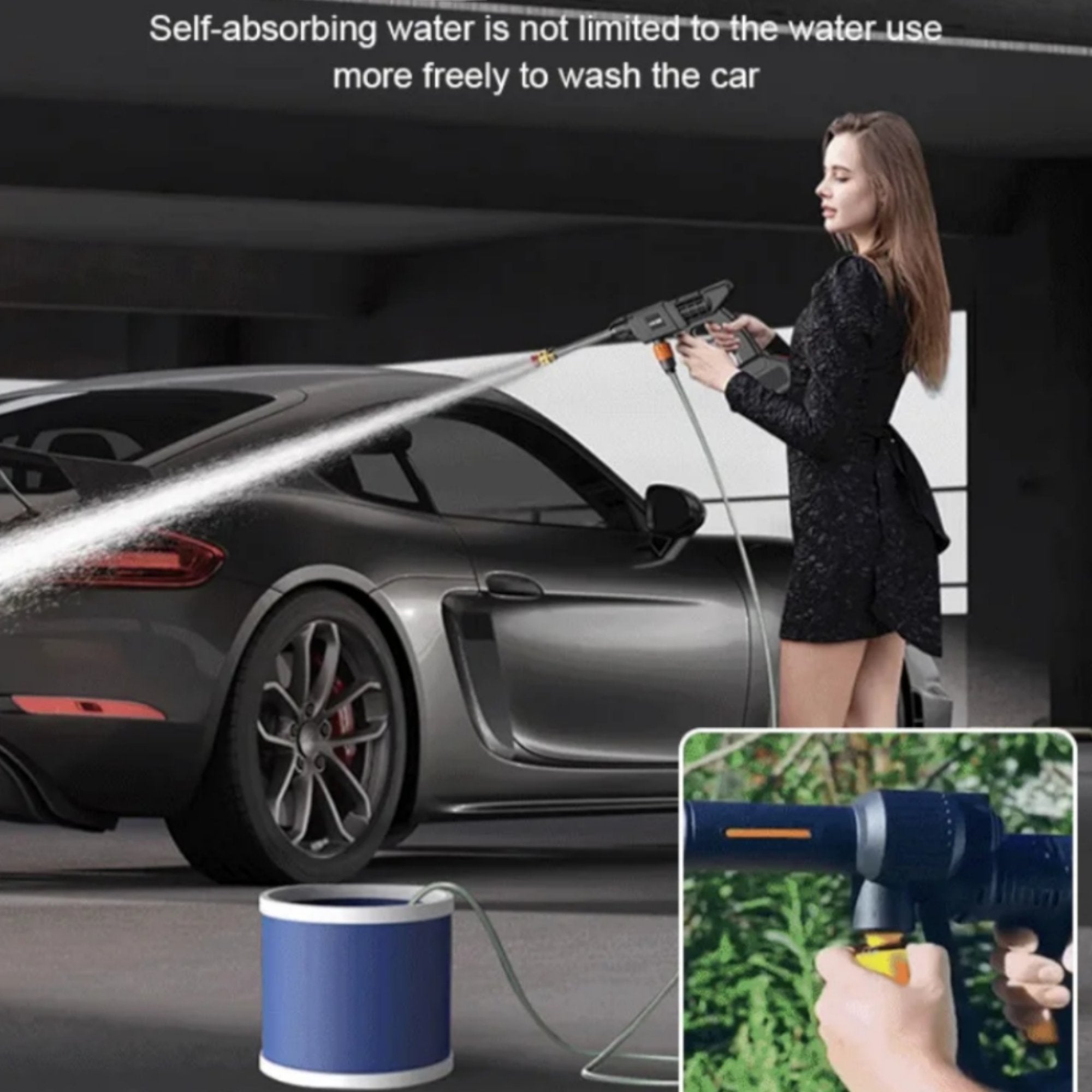 Moćni Aku Perač za Automobile 48W - Očistite svoj automobil lako!