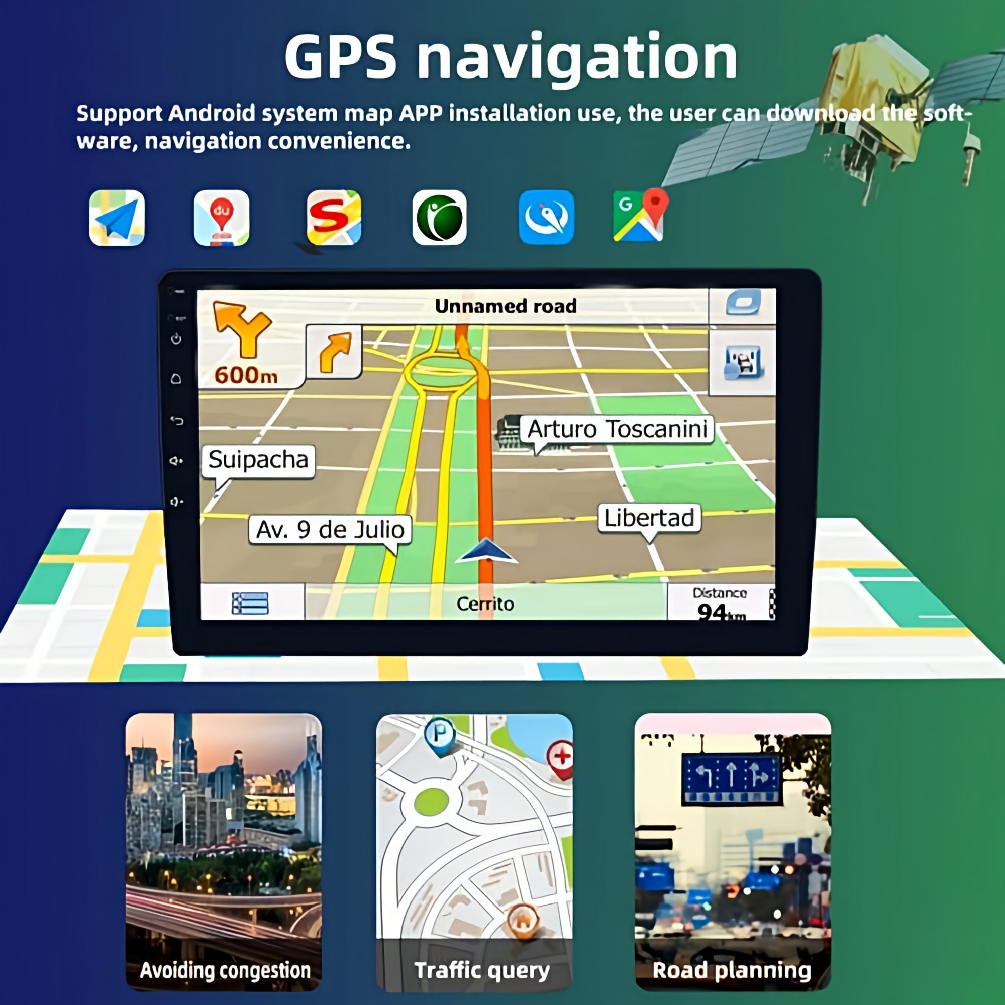Špičková Android Navigace a Multimediální Systém pro Automobily