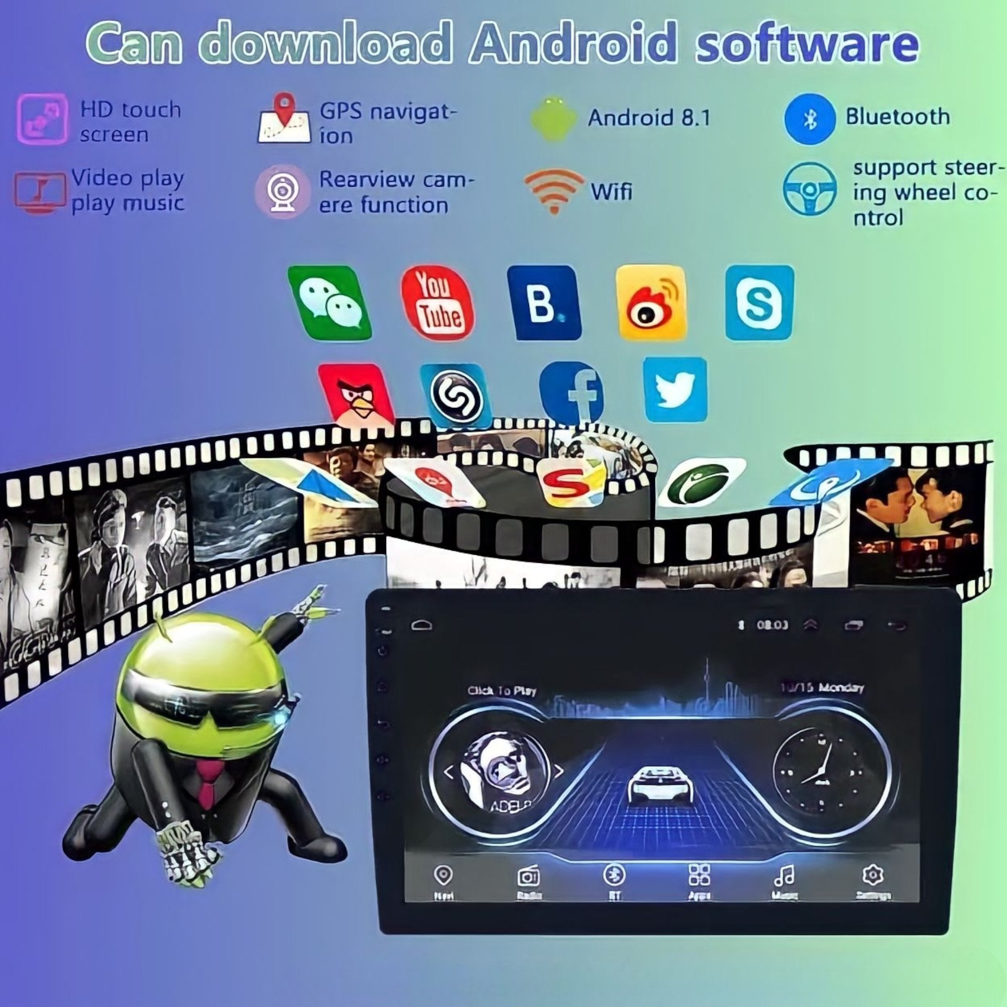 Špičková Android Navigace a Multimediální Systém pro Automobily