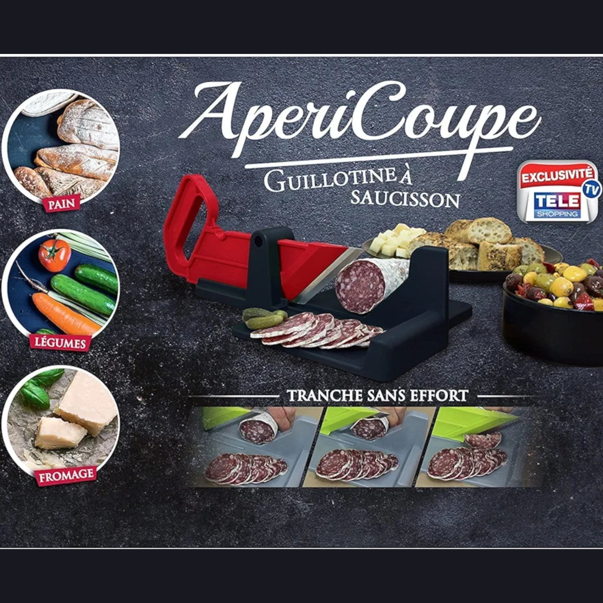Aperi Coupe" Profesionalni Nož za Savršeno Rezanje Suhomesnatih Delicija