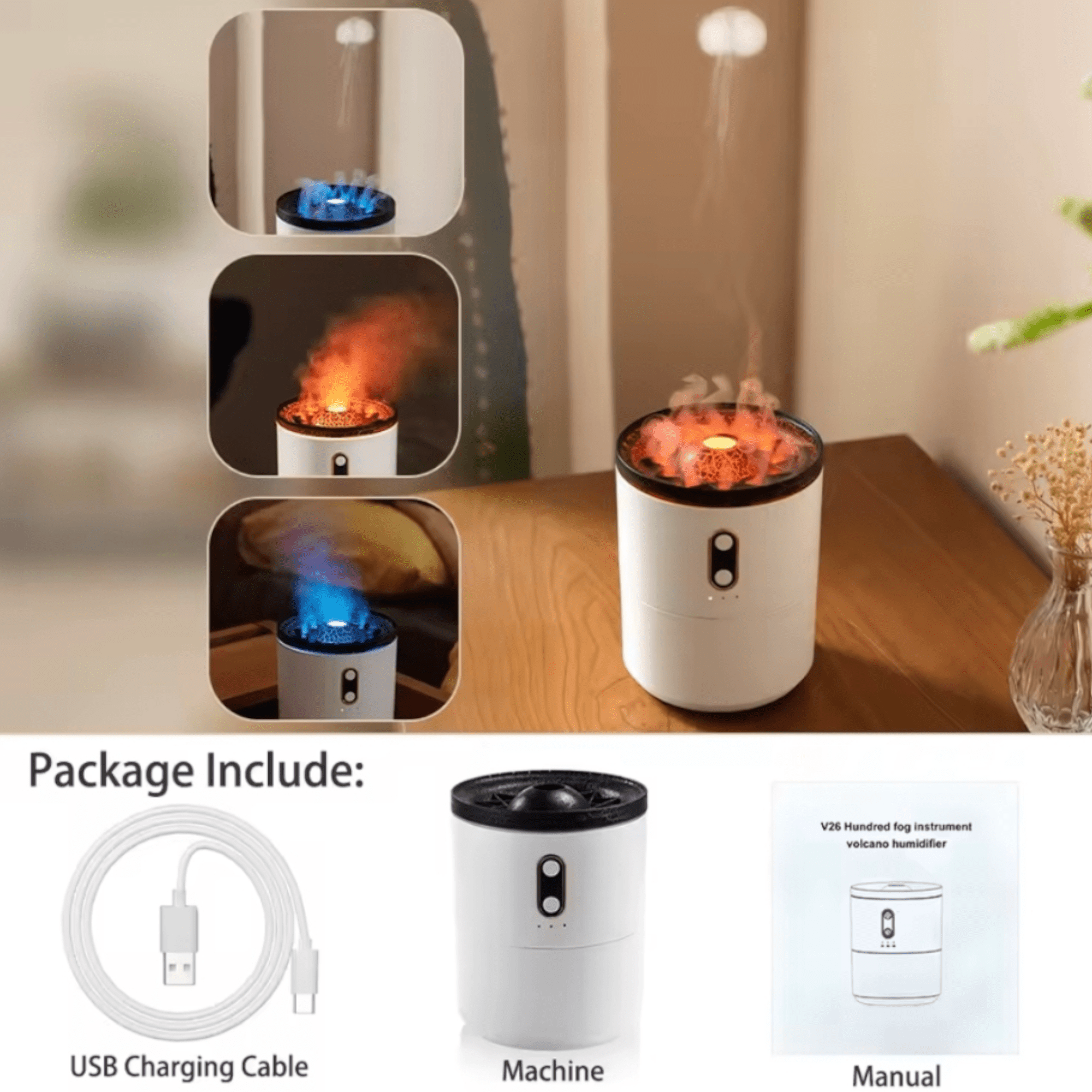Unikátní aroma difuzor Vulkan "Medúza