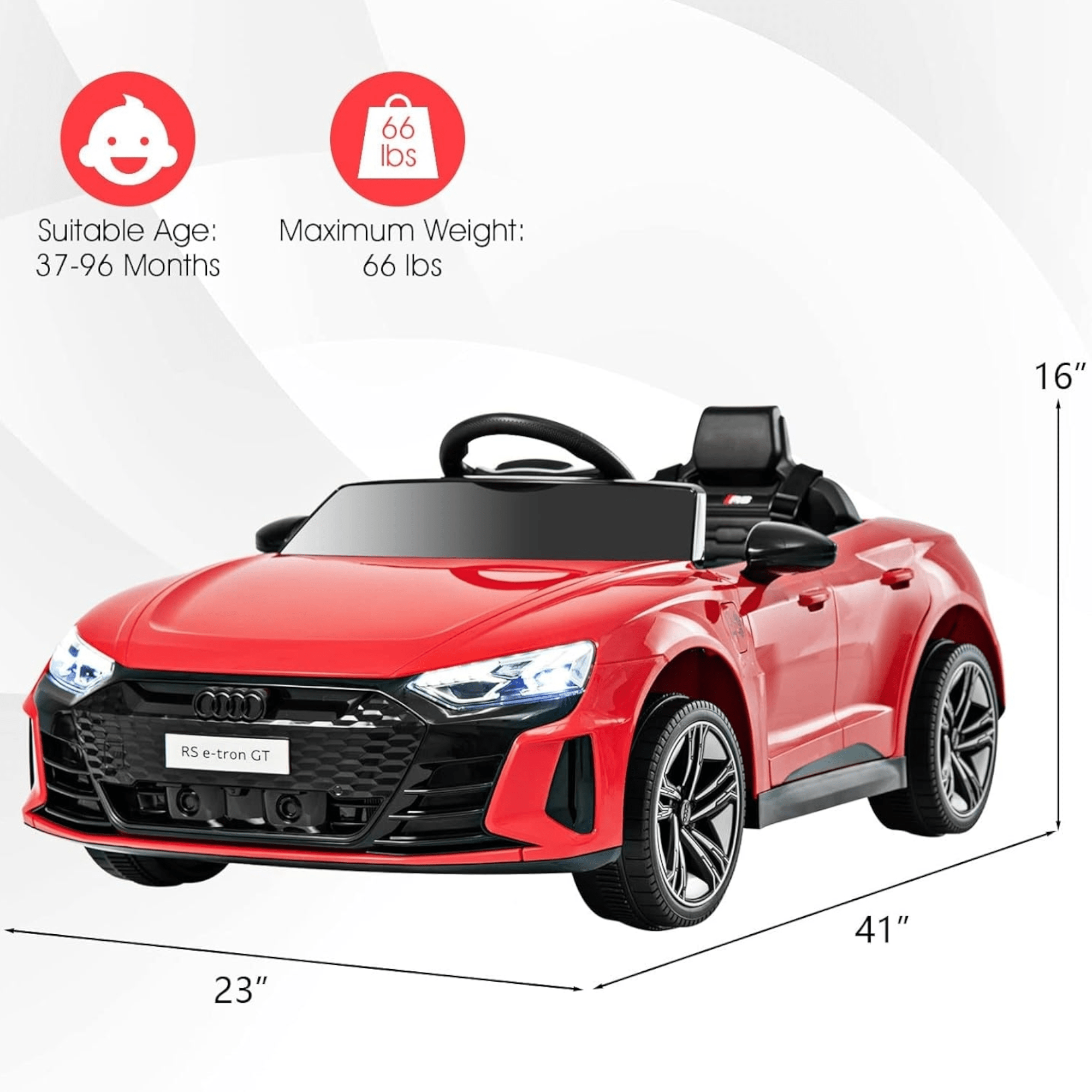Ekskluzywne auto na akumulator Audi RS E-Tron – idealne dla małych miłośników motoryzacji!