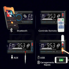 Multifunctional Car Radio with Remote Control, USB, TFT Display, Bluetooth & AUX - Model "XY-010
