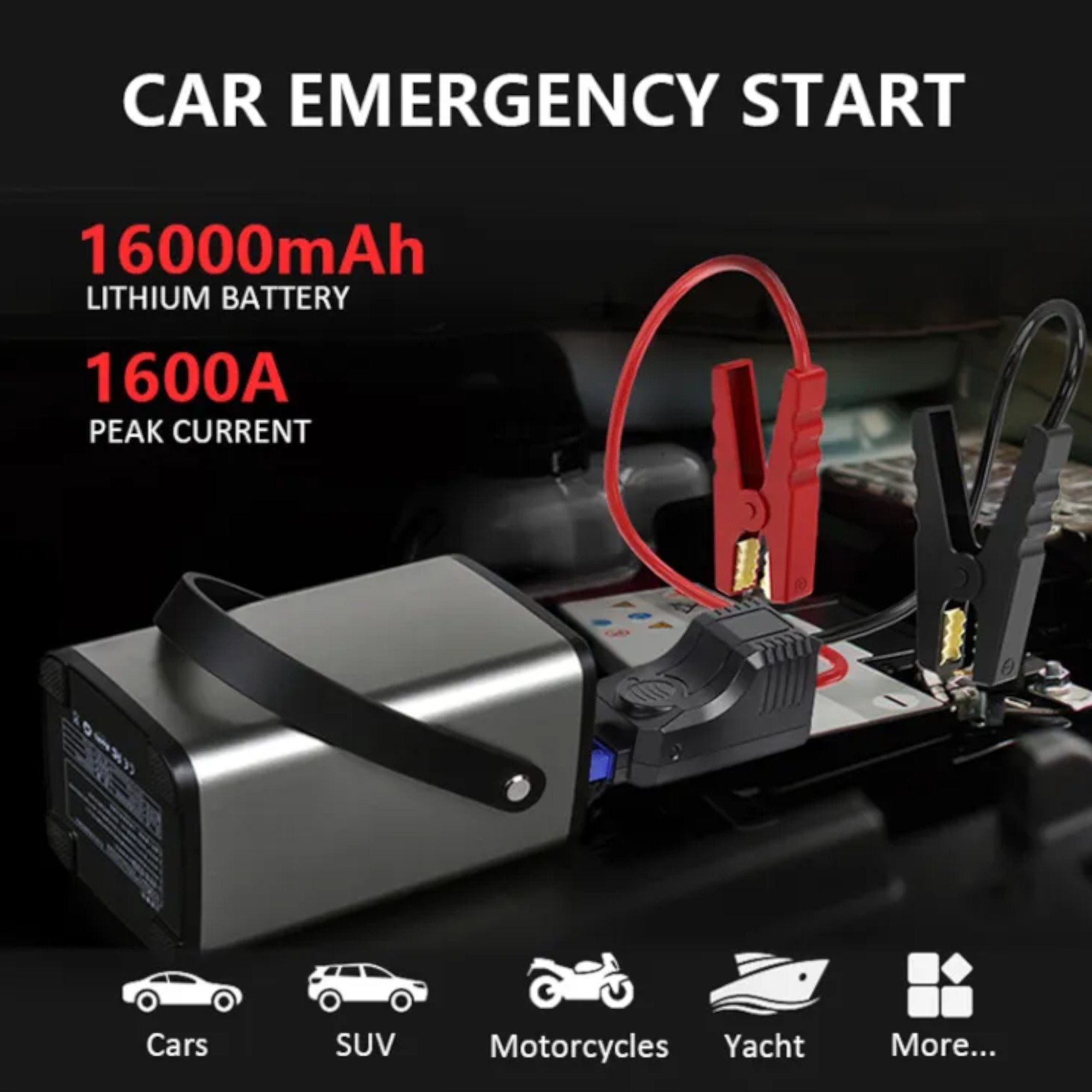 Powerful 12V Auto Starter for Instant Engine Ignition