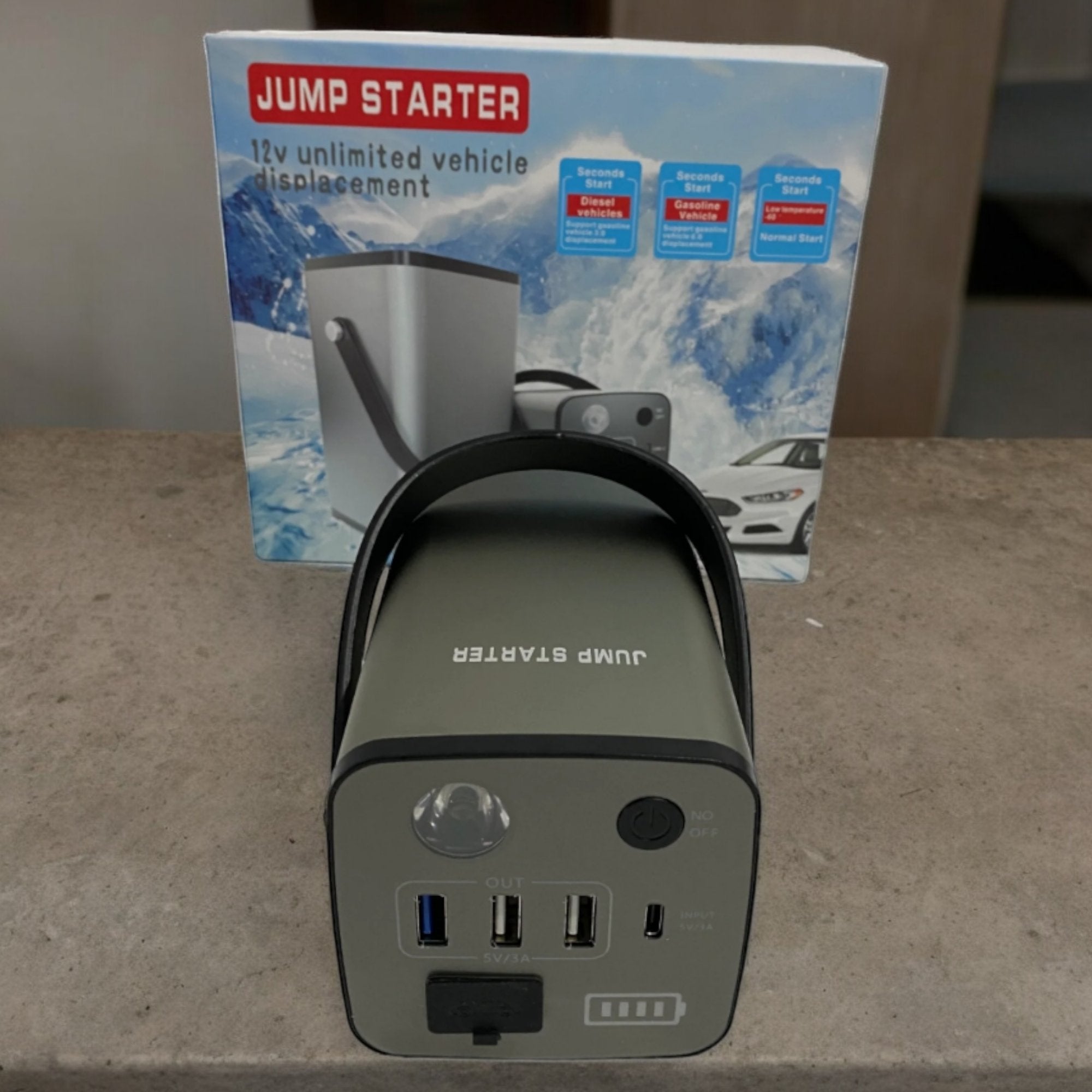 Powerful 12V Auto Starter for Instant Engine Ignition
