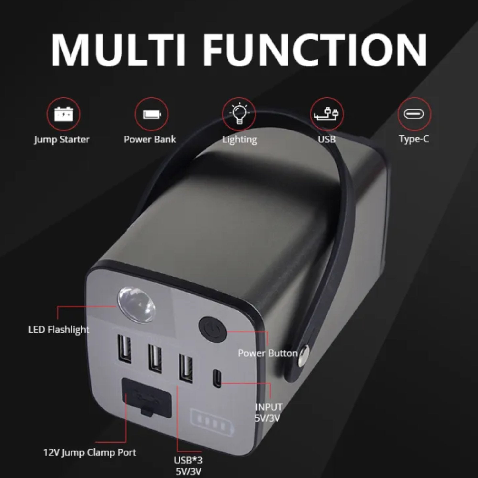Powerful 12V Auto Starter for Instant Engine Ignition