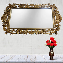 Elegantno Barokno Ogledalo 125x65 cm za Savršenu Dekoraciju Vašeg Prostora