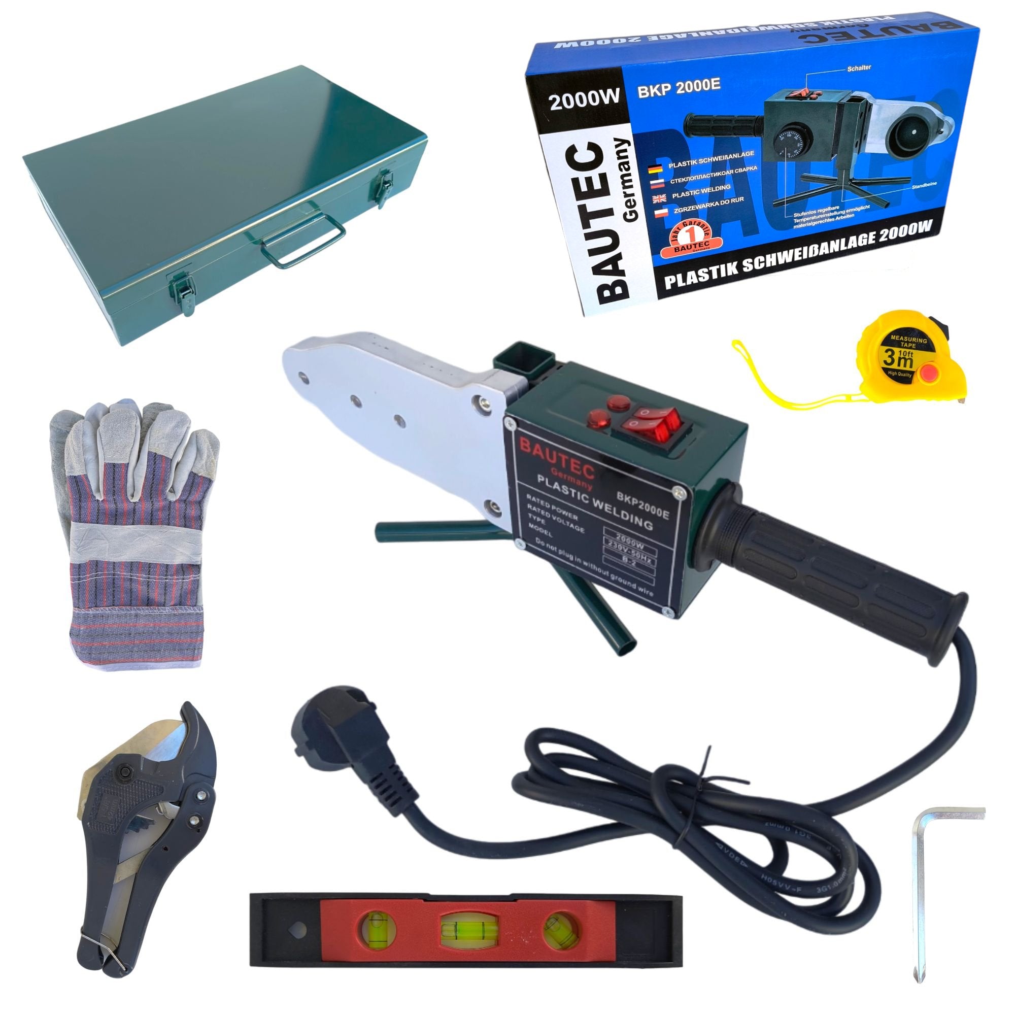 Bautec Germany" Komplet za Varenje PVC Cijevi s Dodatnim Oprema
