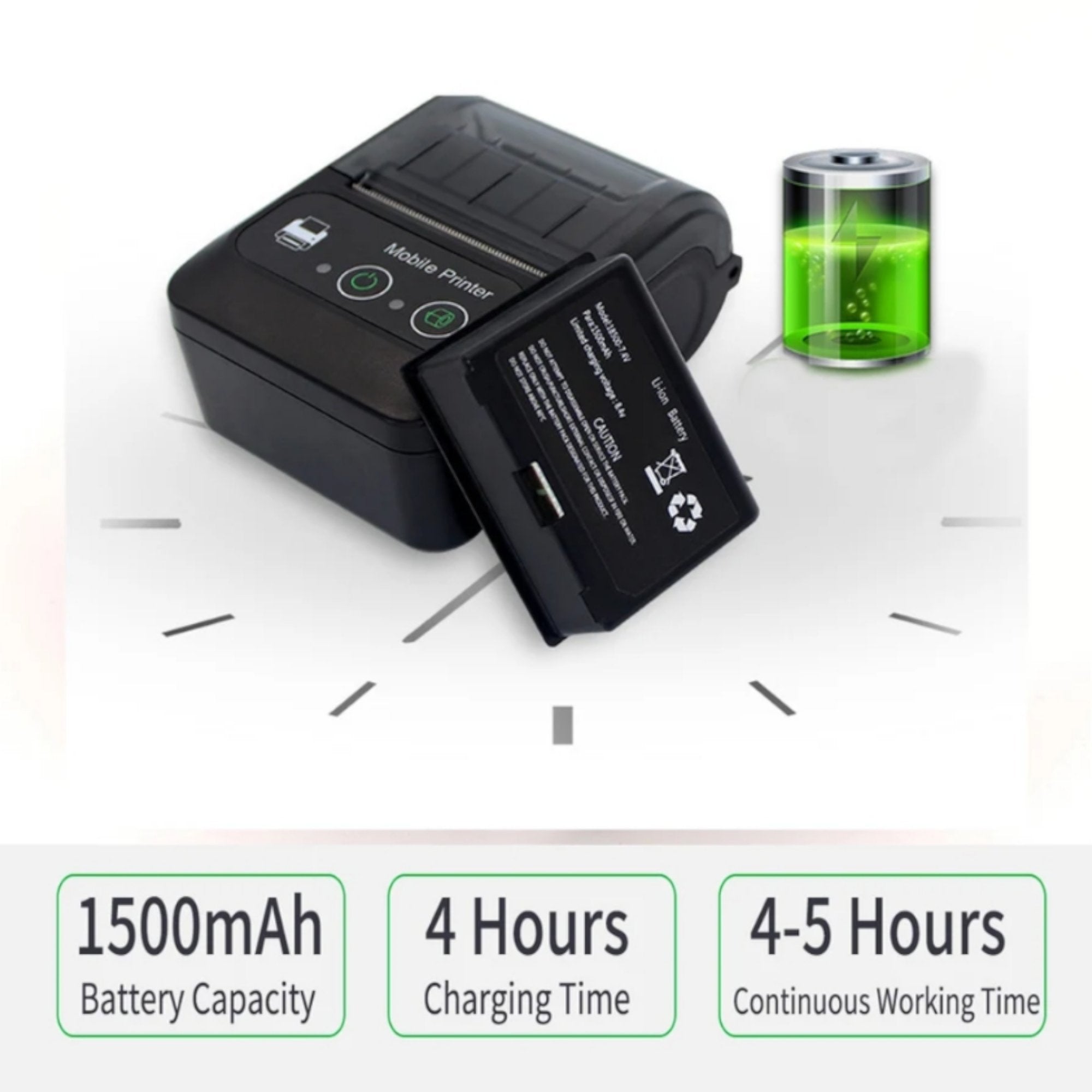 Compact Bluetooth Mobile Printer