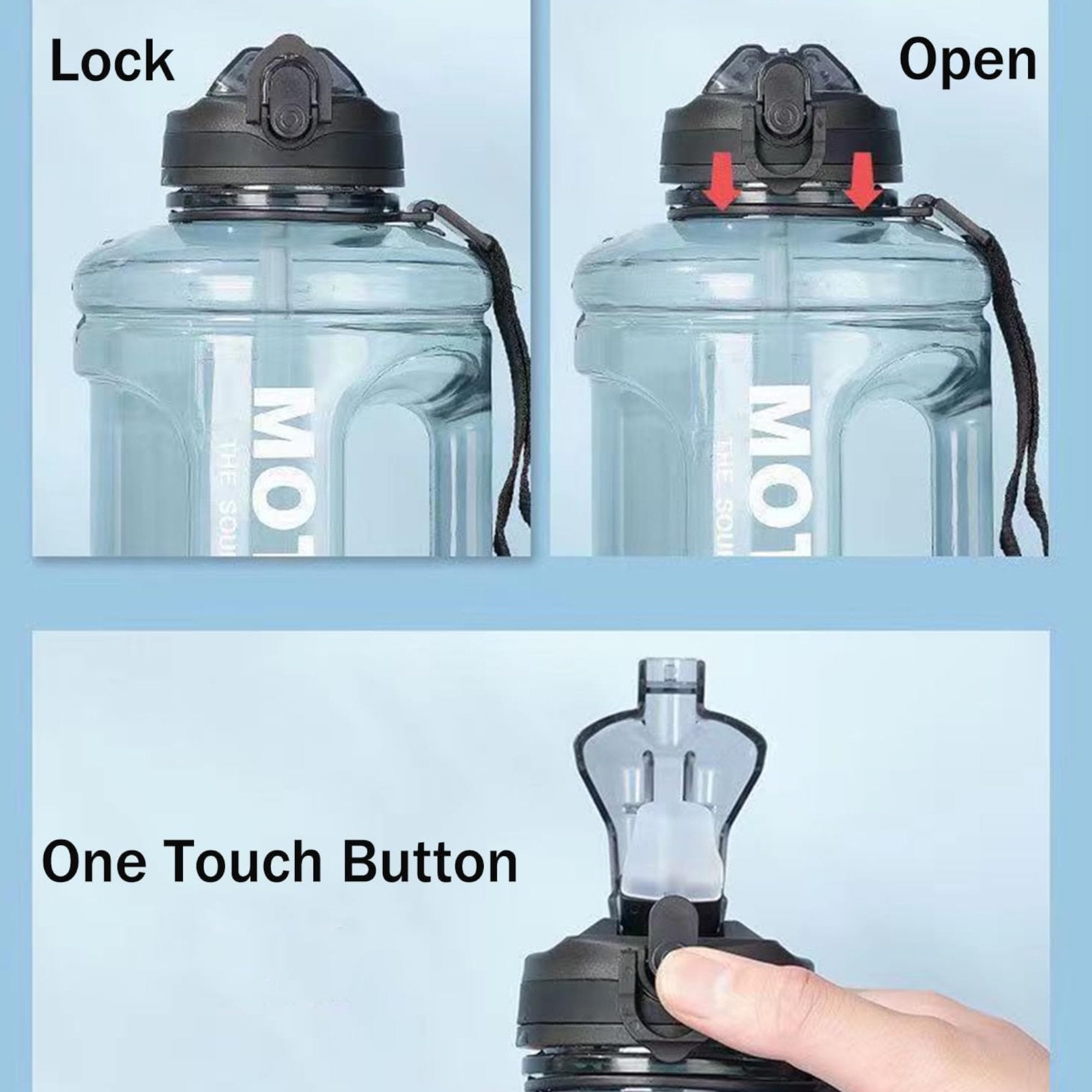Boca za Vodu "Motion" 2.5 L – Idealna za Aktivnosti!
