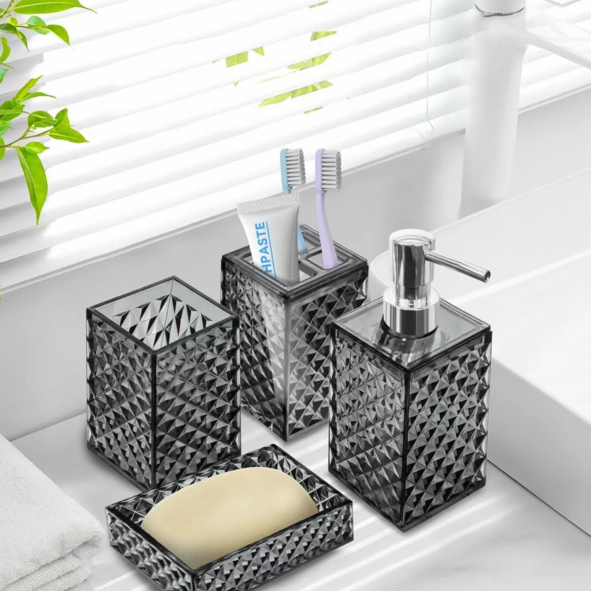 Stilovi Boho" Elegantan 4-dijelni Set za Kupaonu