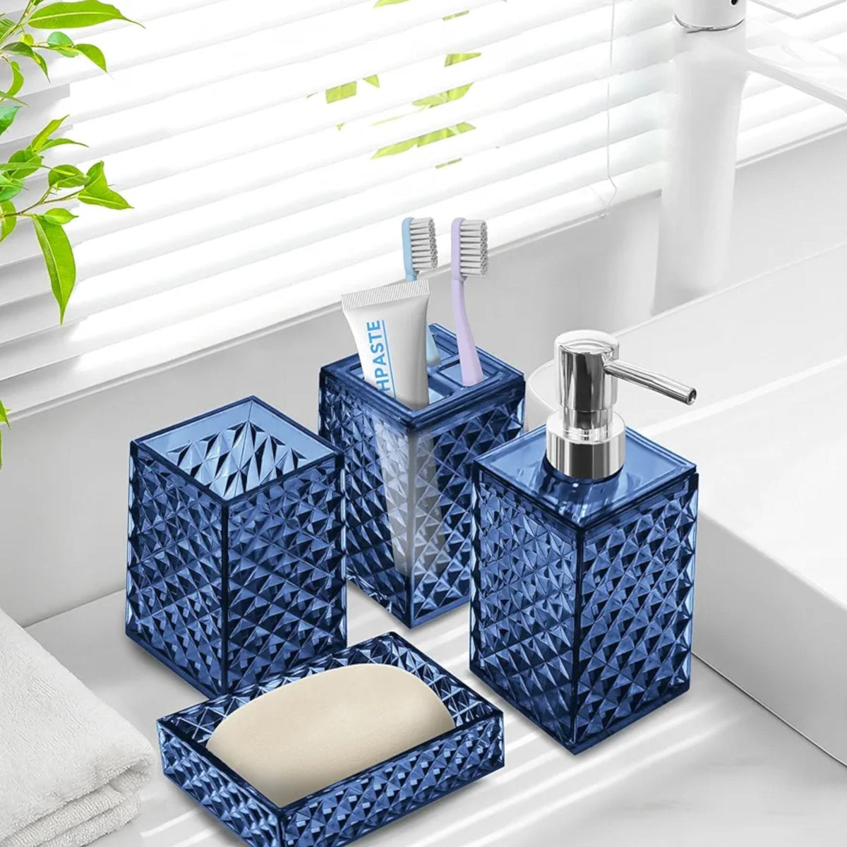 Stilovi Boho" Elegantan 4-dijelni Set za Kupaonu