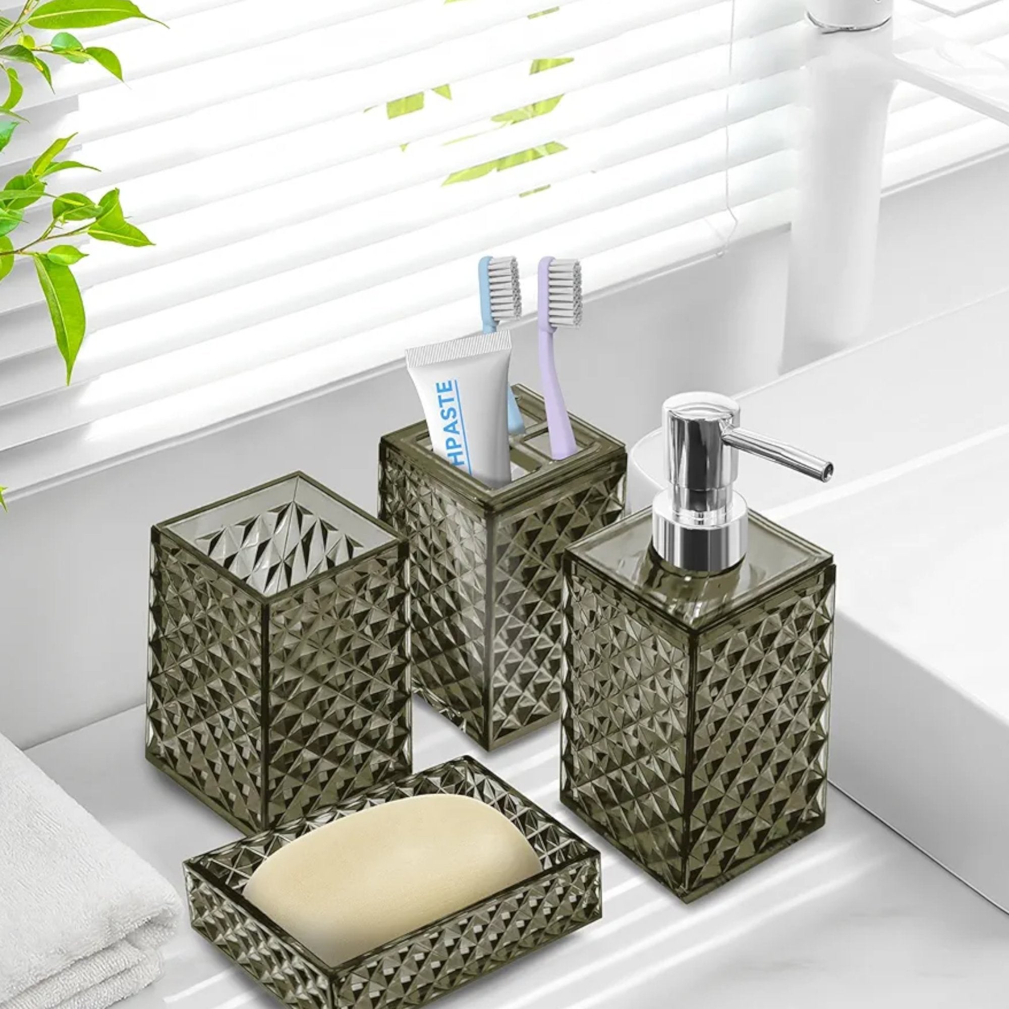 Stilovi Boho" Elegantan 4-dijelni Set za Kupaonu