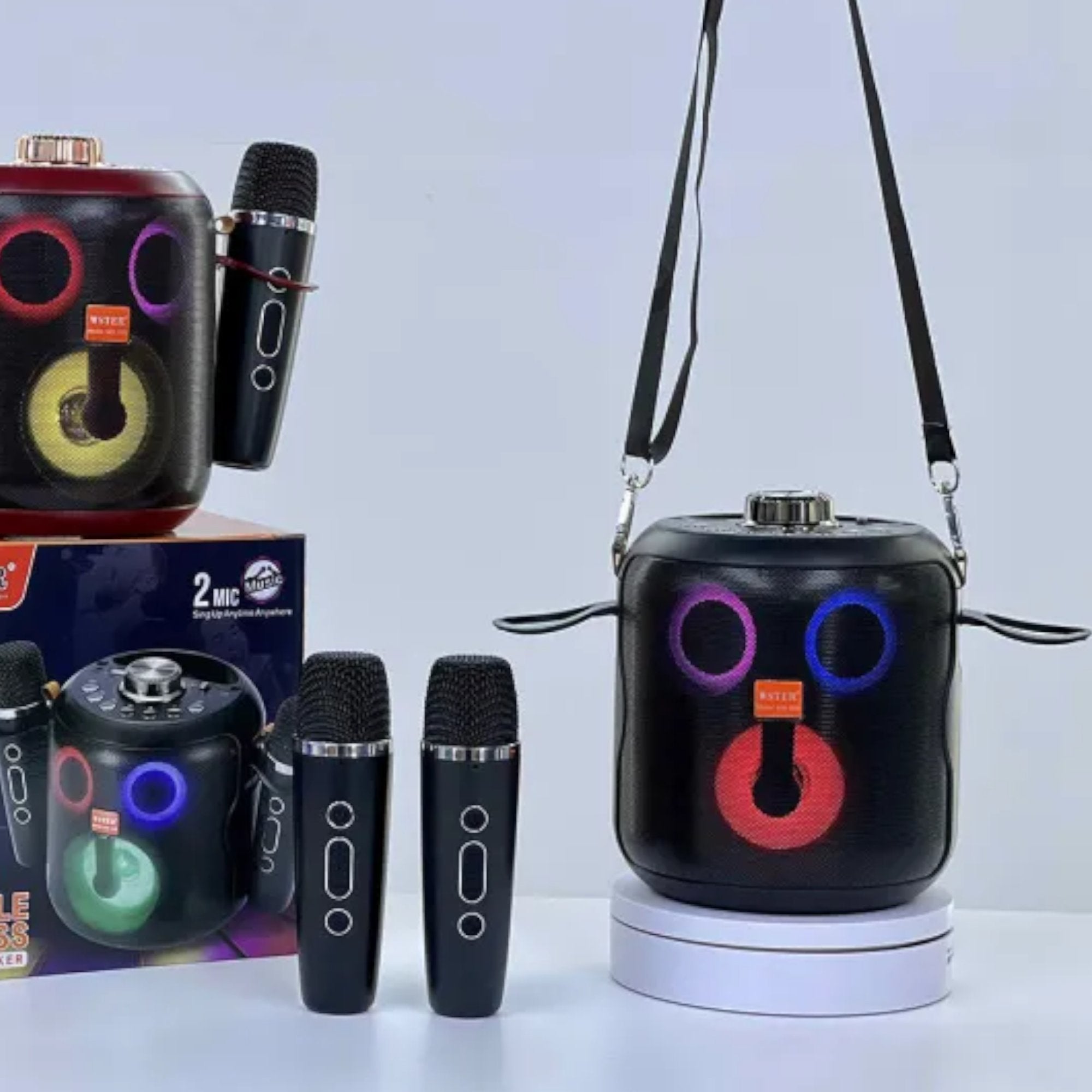 Zabavni BT Karaoke set sa Dva Bežična Mikrofona "WS930