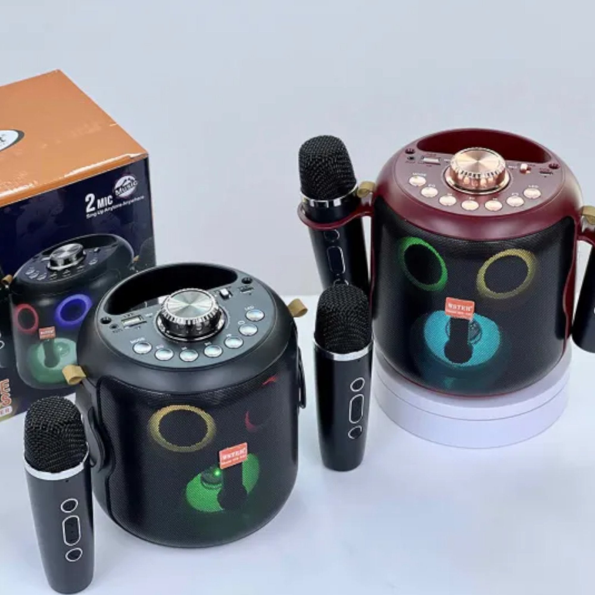 Zabavni BT Karaoke set sa Dva Bežična Mikrofona "WS930