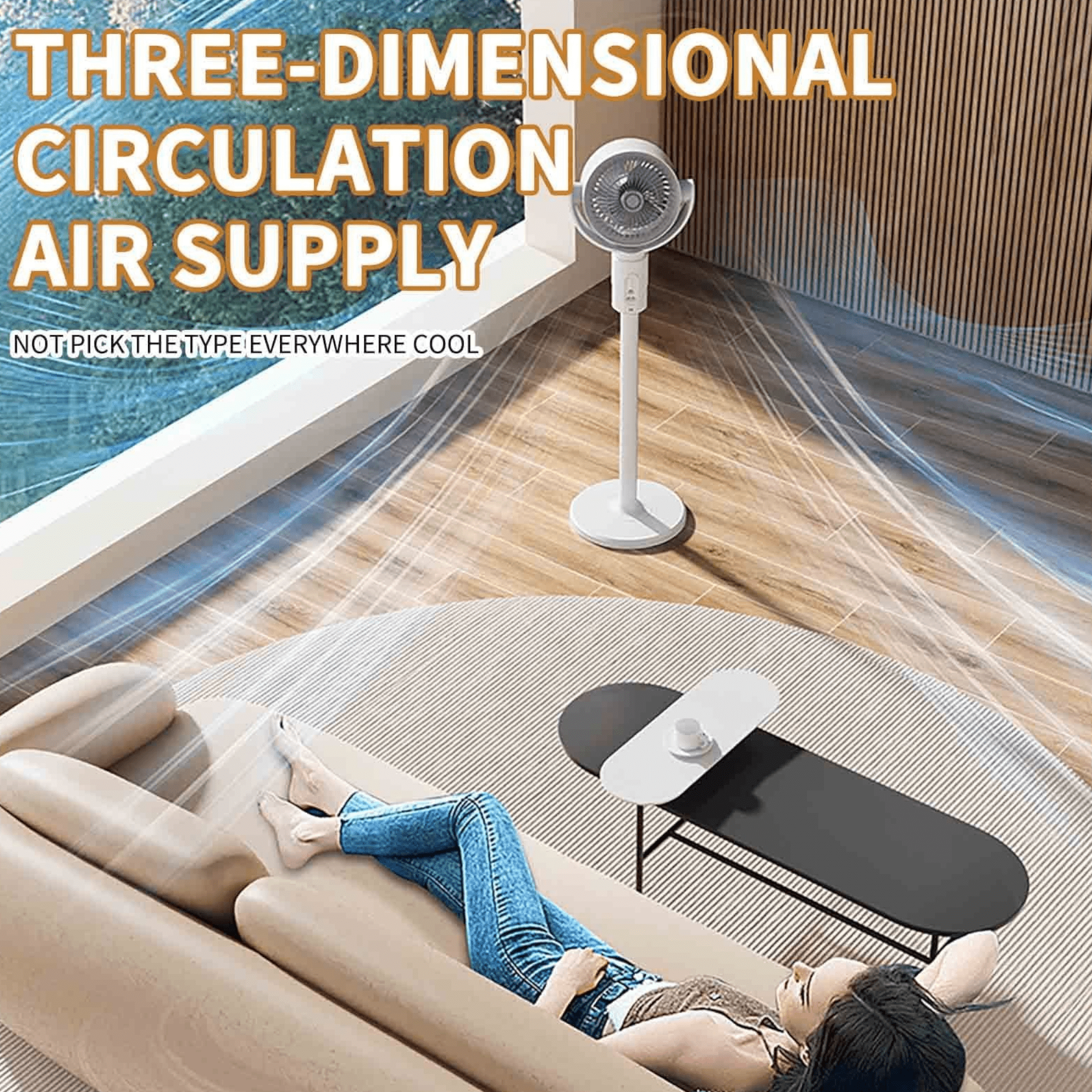 Cirkulacijski ventilator "F1" - Optimizirajte svoje prostore s učinkovitim hlađenjem
