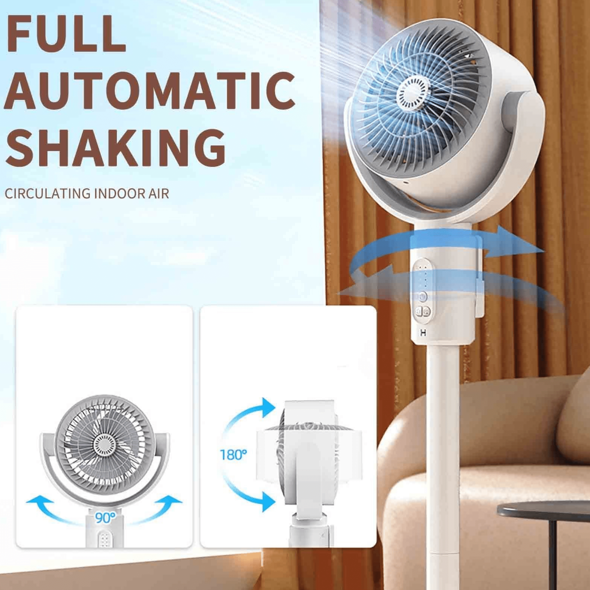 Cirkulacijski ventilator "F1" - Optimizirajte svoje prostore s učinkovitim hlađenjem