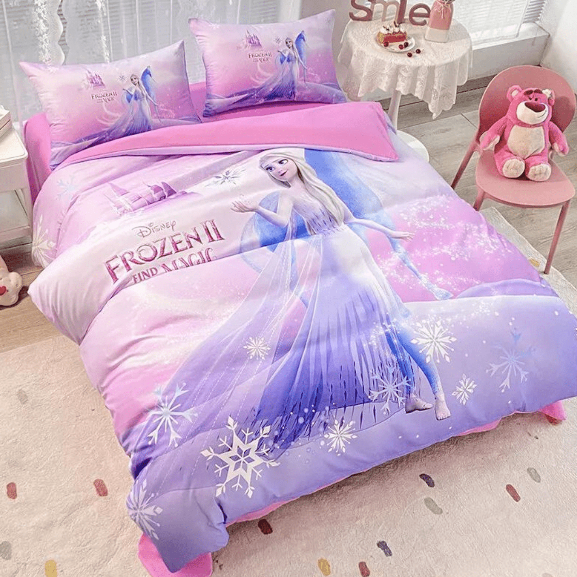 Čarobna Dječja Posteljina s Temom "Elsa