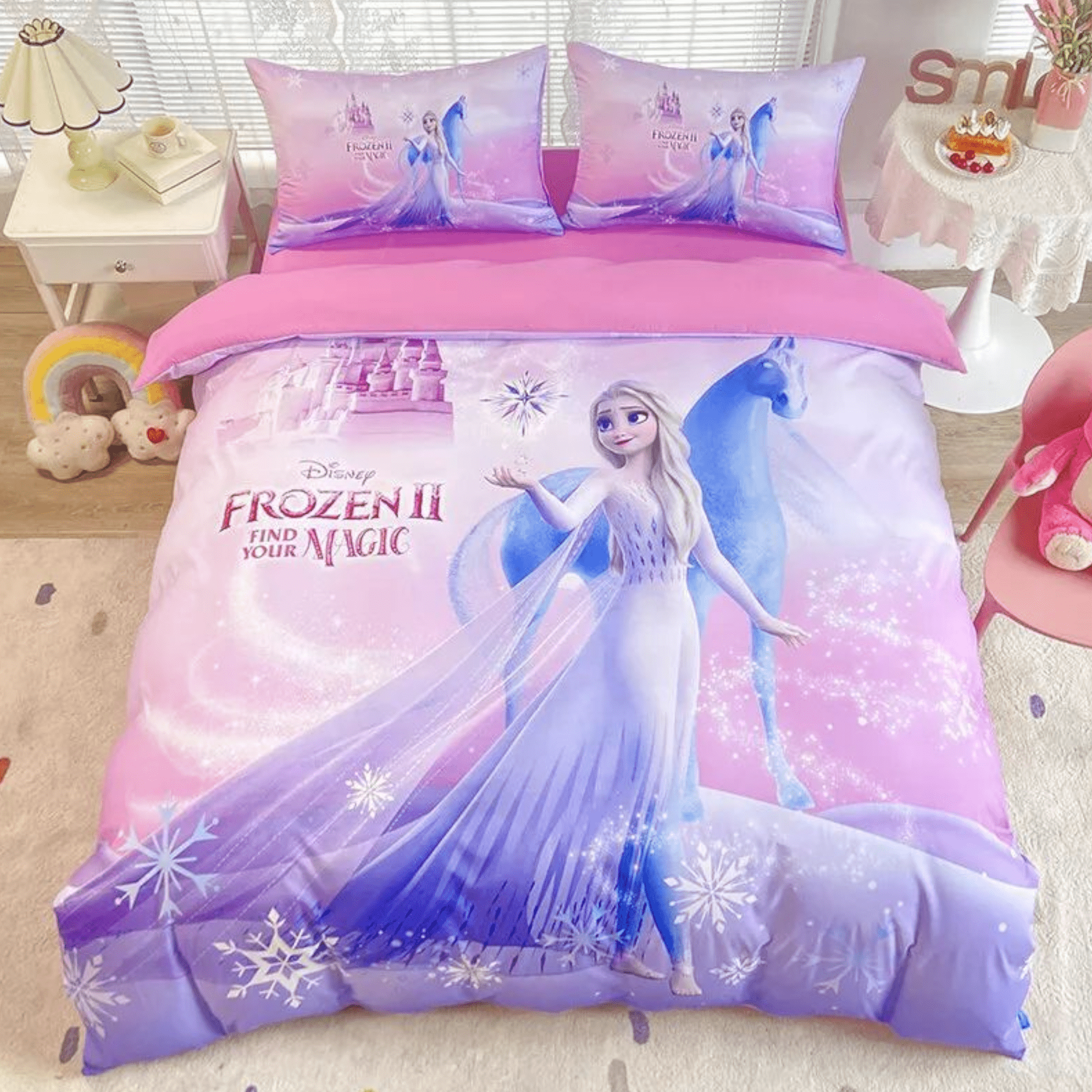 Čarobna Dječja Posteljina s Temom "Elsa