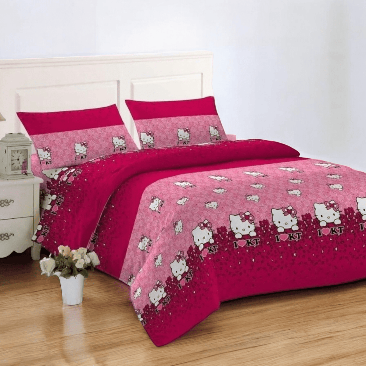 Set dječje posteljine "Hello Kitty" za slatke snove