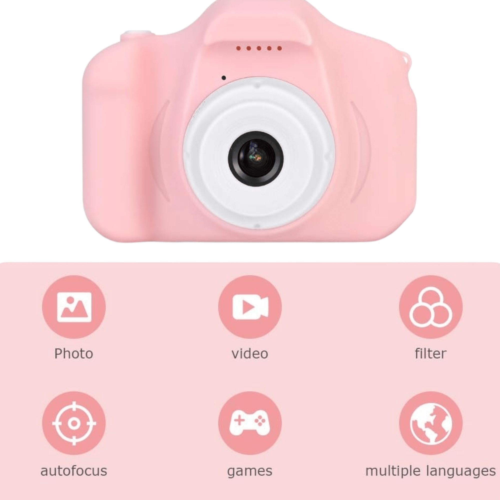 Zabavni Dječji Digitalni Fotoaparat s 2.0" Ekranom