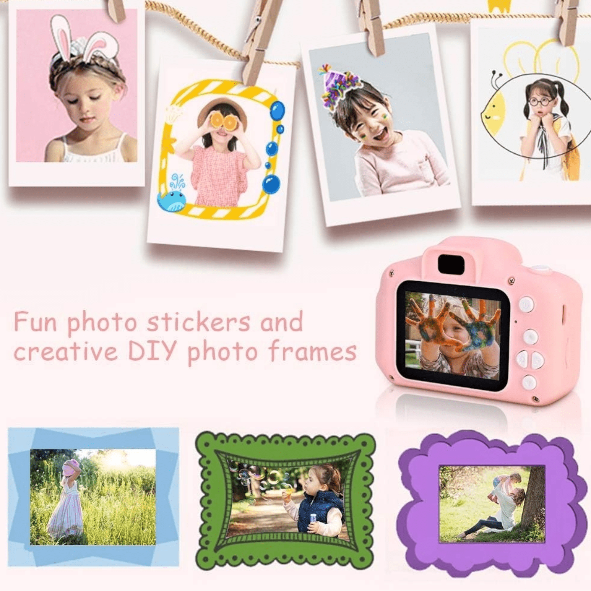 Zabavni Dječji Digitalni Fotoaparat s 2.0" Ekranom
