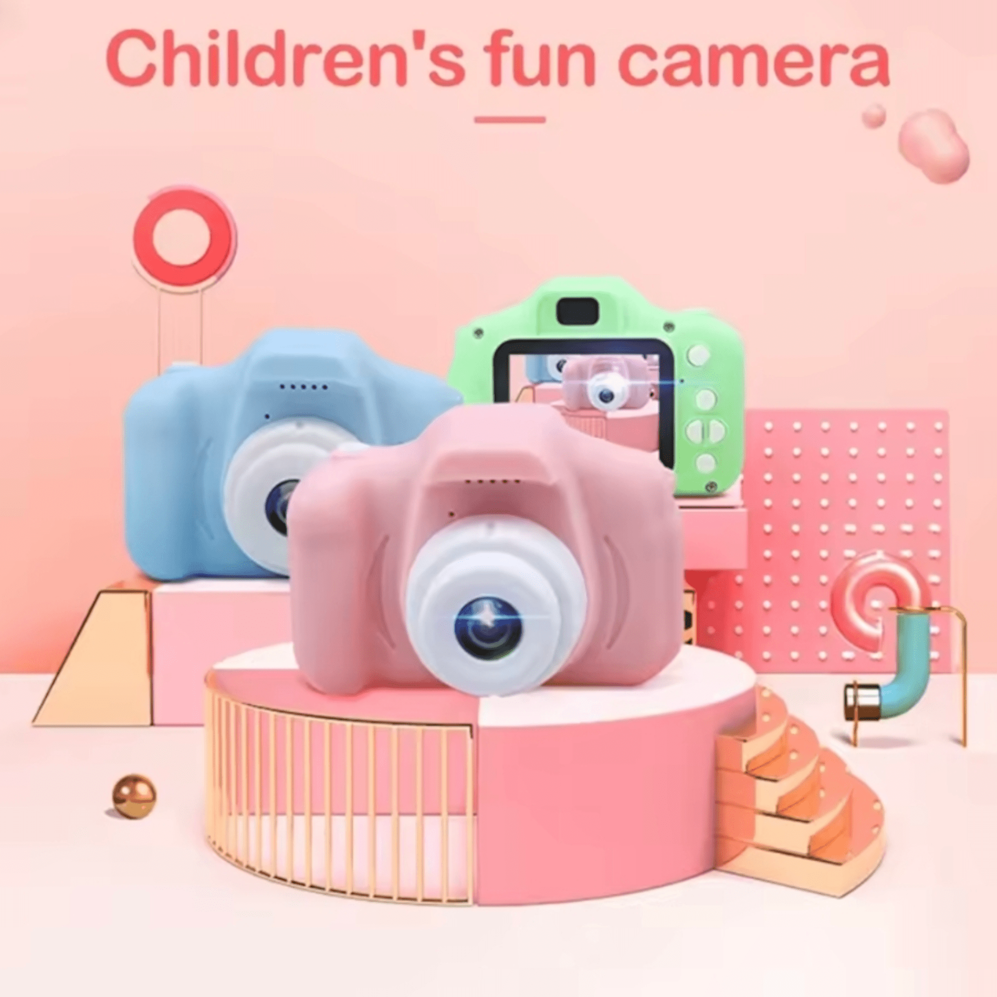 Zabavni Dječji Digitalni Fotoaparat s 2.0" Ekranom