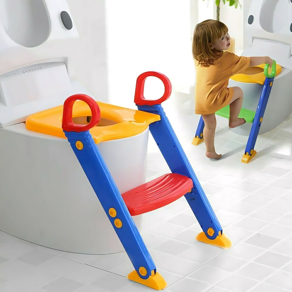 Zabavni dječji trenirač za WC školjku