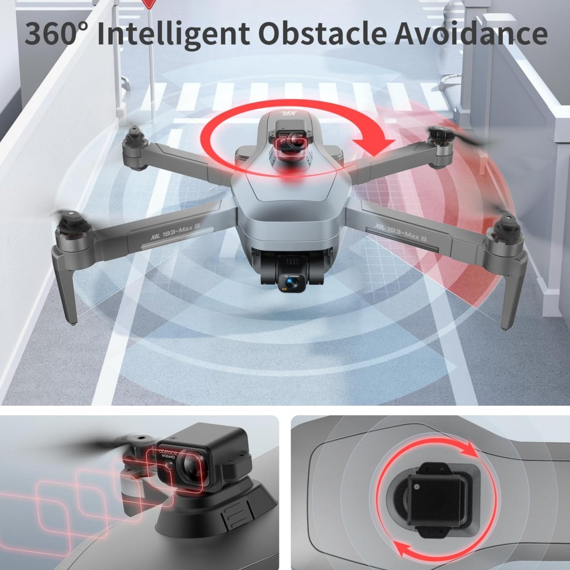 Dron "XiL 193 MAX" s Dvostrukim Kamerama - 5G 4K GPS WiFi za Neograničene Avanture!