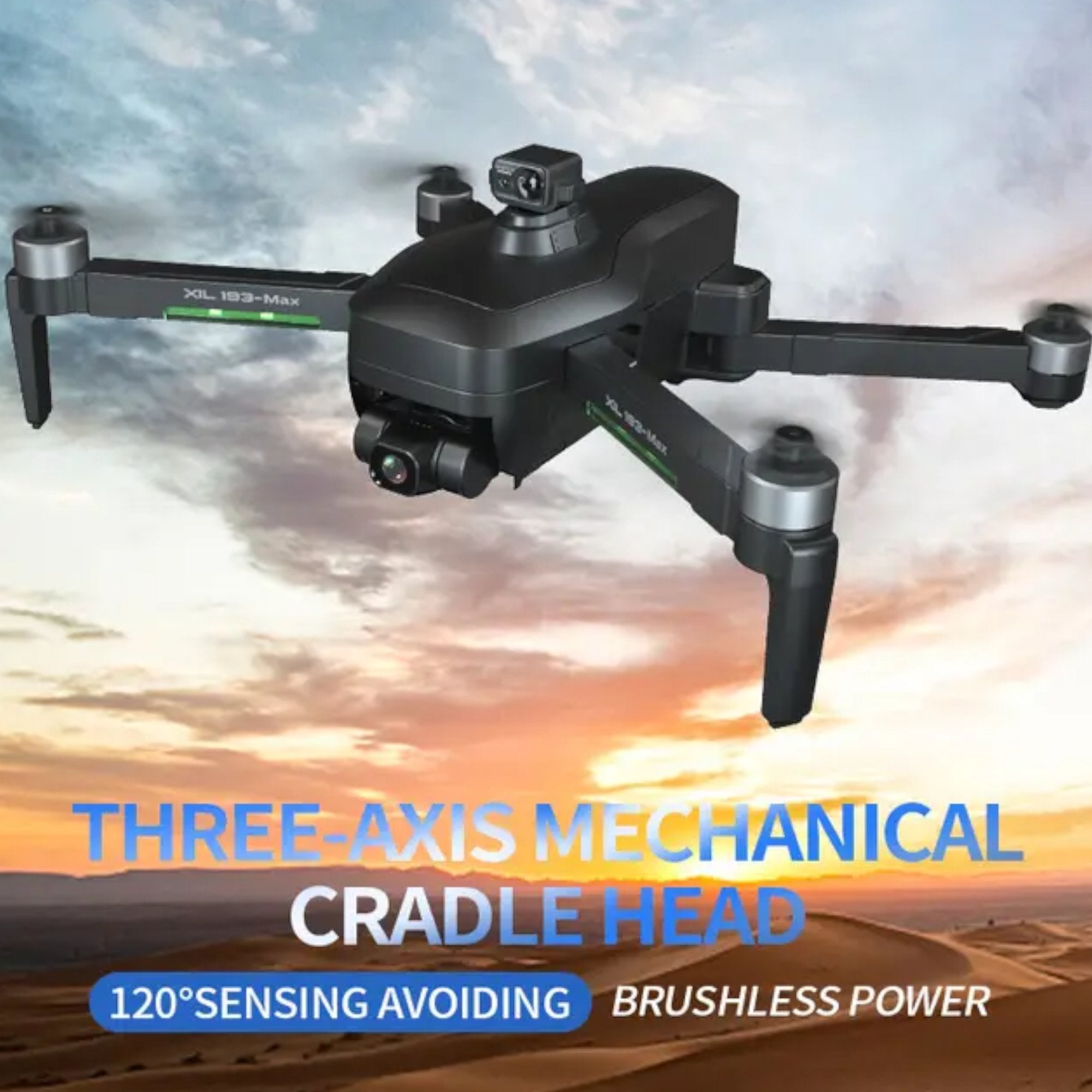 Dron "XiL 193 MAX" s Dvostrukim Kamerama - 5G 4K GPS WiFi za Neograničene Avanture!