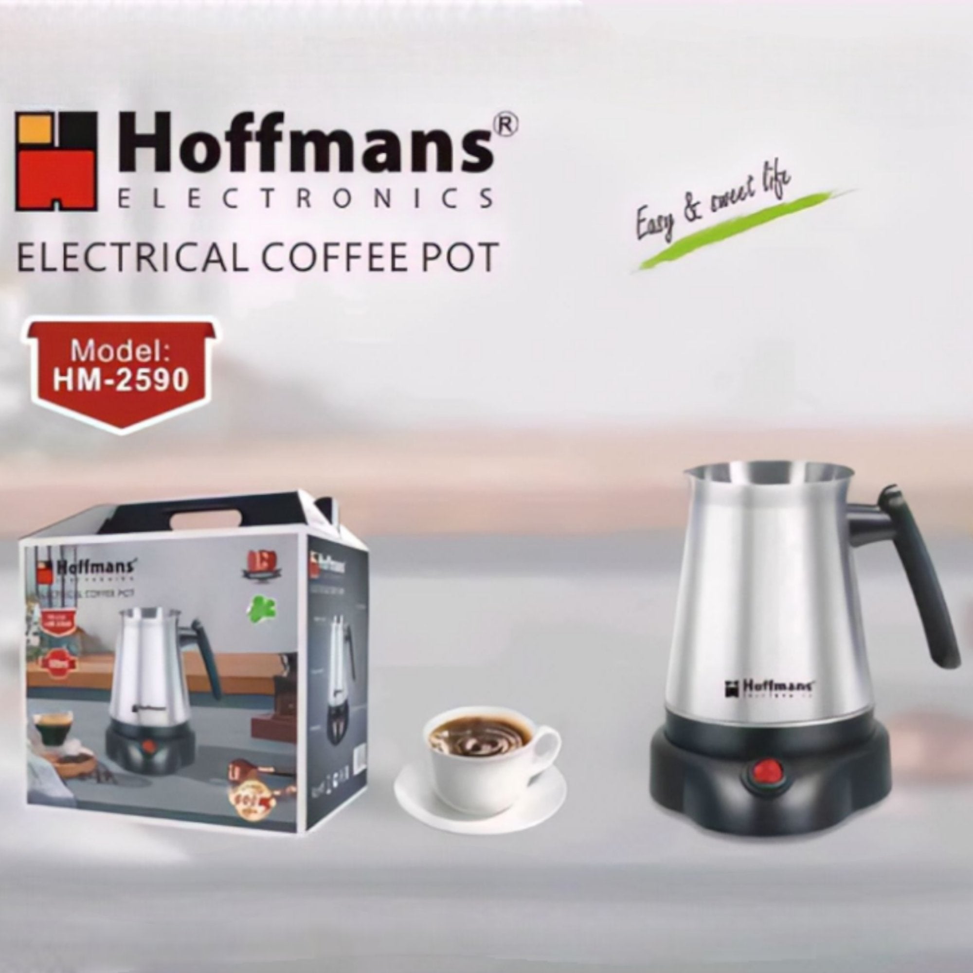 Elegantna Električna Džezva za Savršenu Kafu "HM-2590