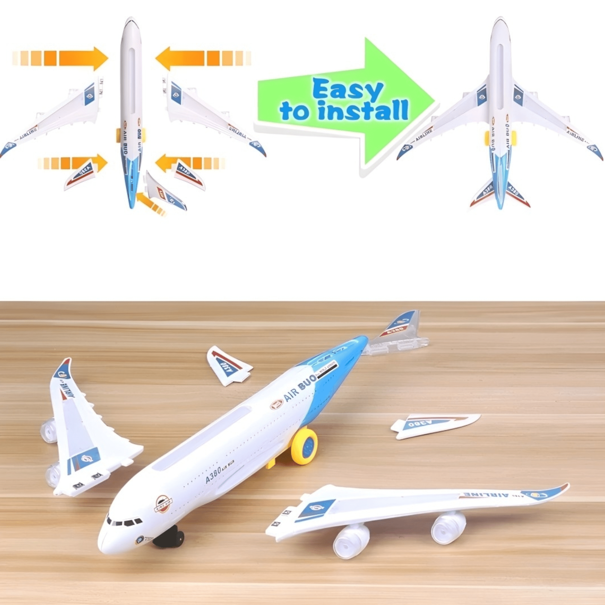 Električni Avion igračkica "Air Bus A380" - uživajte u uzbudljivoj igri!