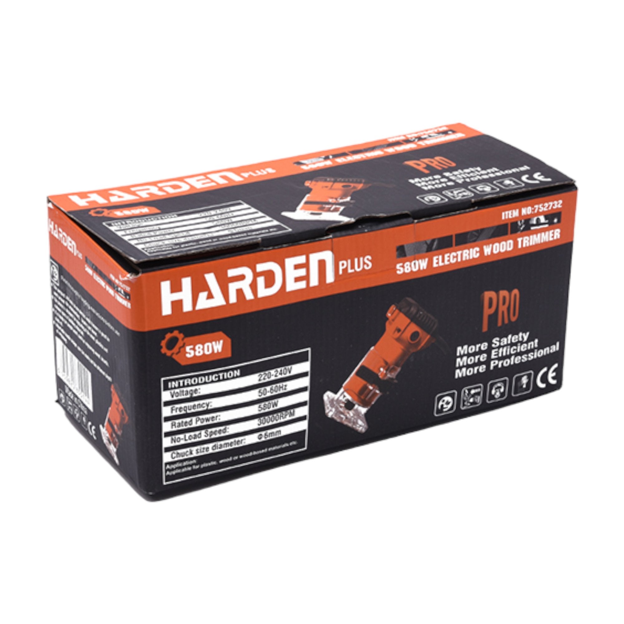 Snažni 580W električni jednoručni frezer za drvo “Harden” - Savršen alat za precizno oblikovanje!