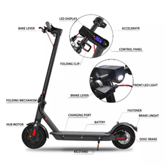 Moderni električni skuter s LED prikazom (kapacitet do 120 kg)