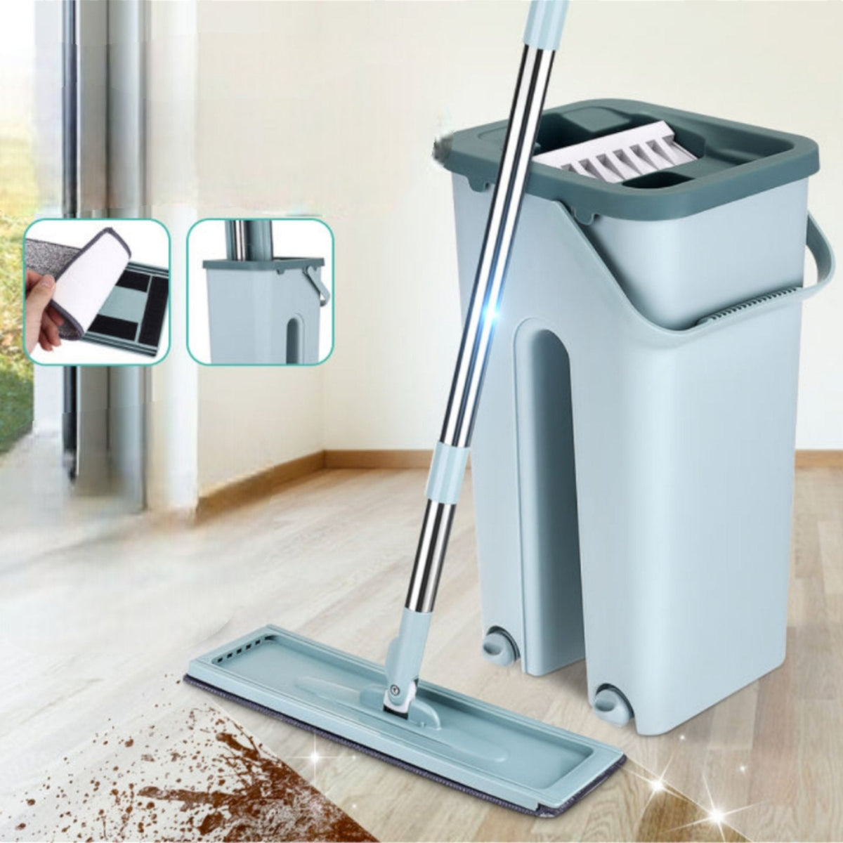 Ultra-Effective Flat Mop for Effortless Cleaning