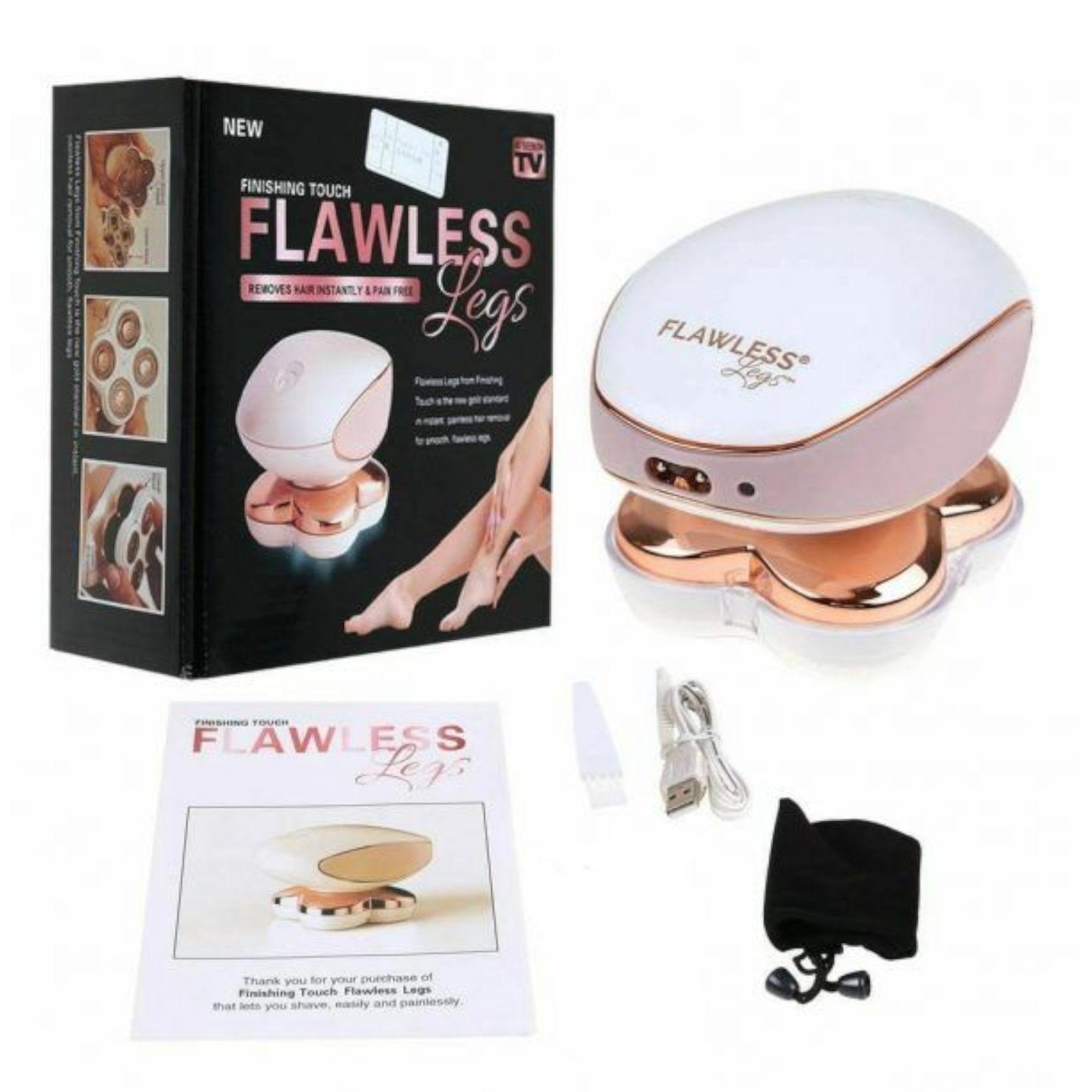 Depilador Flawless Legs para una piel suave y libre de vellos