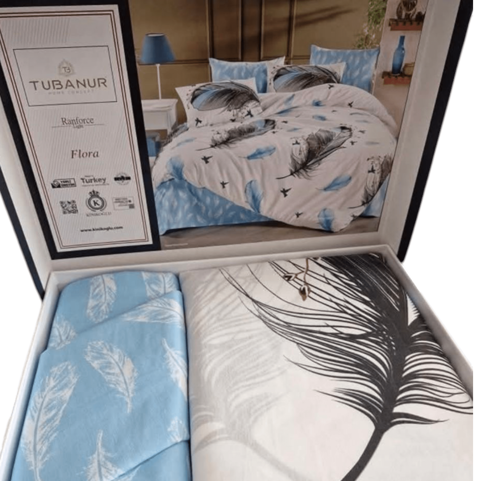 Flora" Čarobni 4-dijelni Posteljinski Set za Udoban San