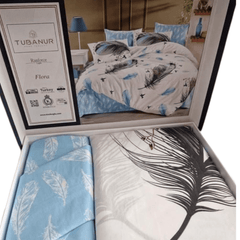 Flora" Čarobni 4-dijelni Posteljinski Set za Udoban San