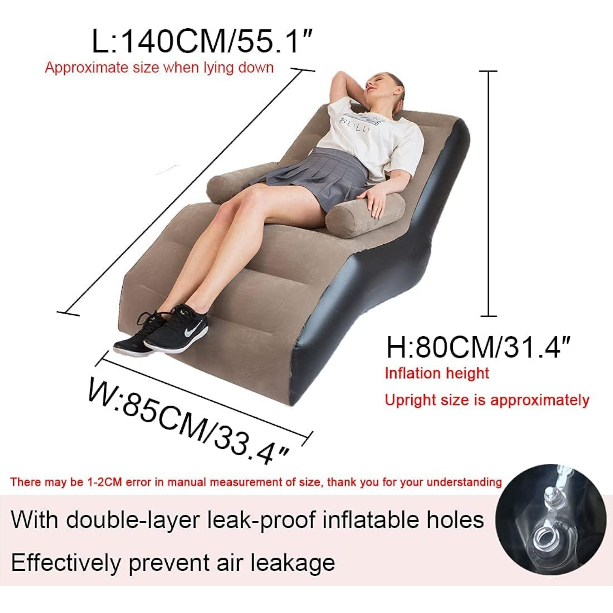 Sjednite u Udobnost: Napuhavajuća Lazy Sofa Fotelja